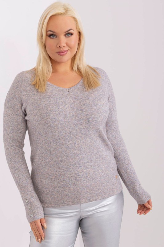 Svetr plus size model 190086 Factory Price - Dámské oblečení svetry