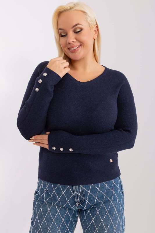 Svetr plus size model 190088 Factory Price - Dámské oblečení svetry