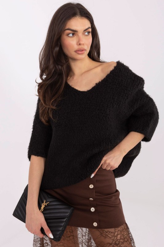 Svetr s dlouhým rukávem model 223182 Italy Moda