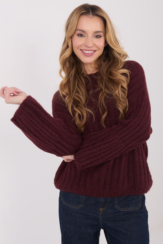Svetr s proužky model 223413 Italy Moda