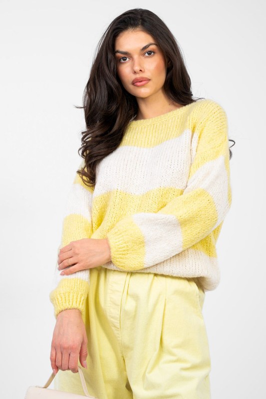 Svetr oversize model 224389 Italy Moda