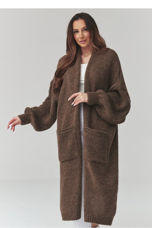 Svetr na zapínání model 226873 Makadamia