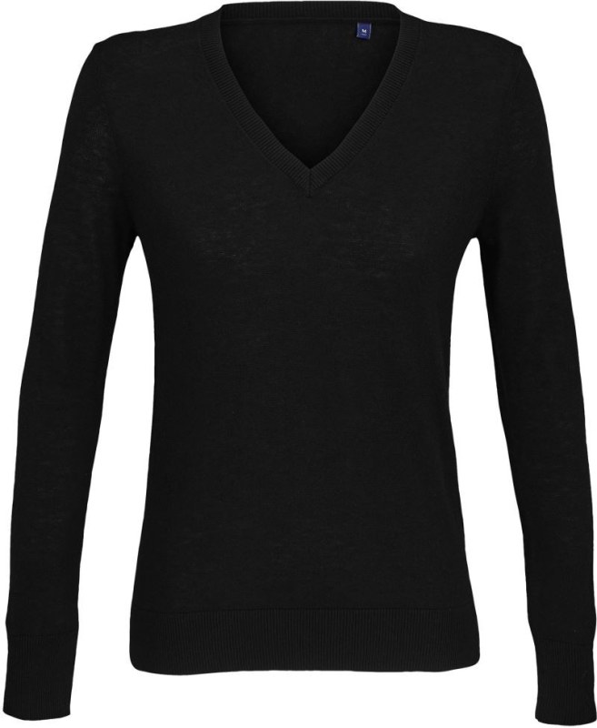 NEOBLU Sullivan Women Dámský svetr s výstřihem do V 24.3988 deep black