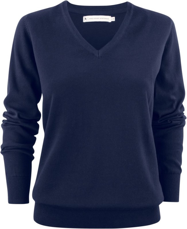 James Harvest Ashland V-Neck Women Dámský svetr s výstřihem do V 62.2505 navy