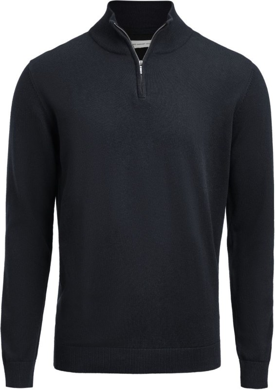 James Harvest Ashland Halfzip Unisex svetr s 1/4 zipem 62.2515 navy