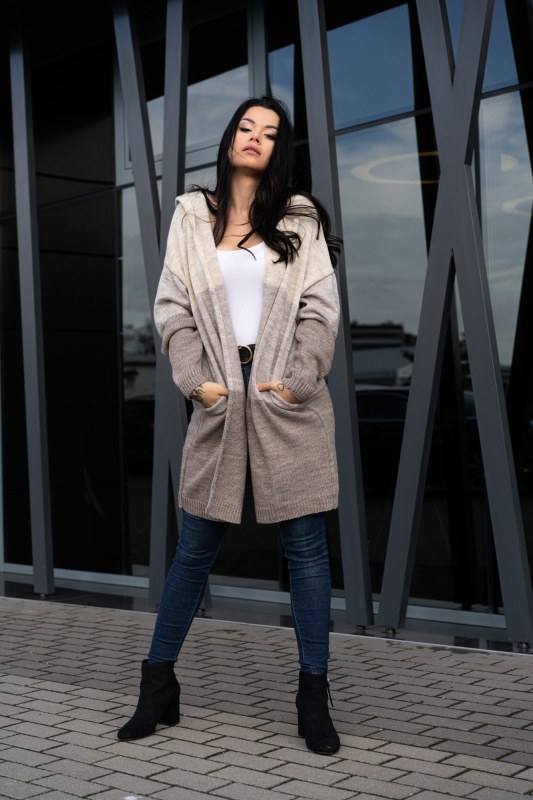 Merribel Cardigan Avami Beige - Dámské oblečení svetry