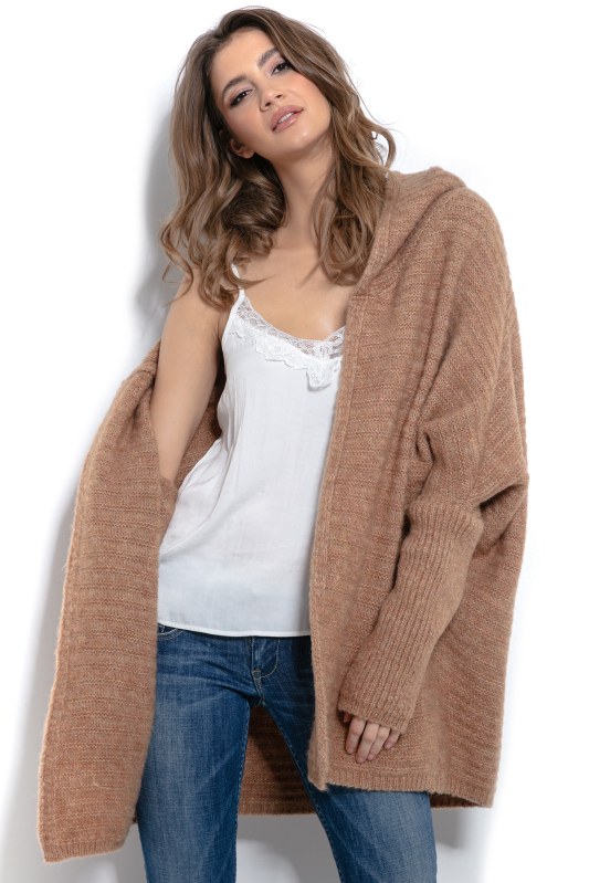 Fobya Cardigan F960 Caramel - Dámské oblečení svetry