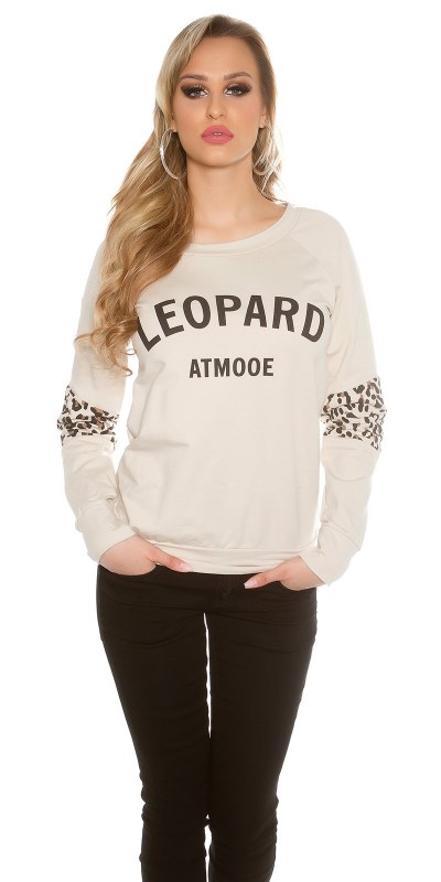 Trendy svetr KouCla "Leopard" - Dámské oblečení svetry