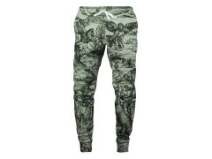 Unisex tepláky SWPN-PC AFD437 Zelená s potiskem - Aloha From Deer