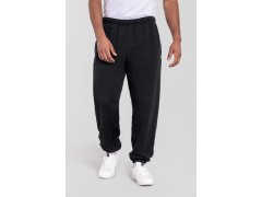 Fruit of the Loom Iconic Premium Elasticated Cuff Jog Pants Tepláky z těžké bavlny 16.4056 black