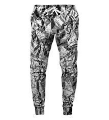 Unisex tepláky AFD266 šedé se vzorem - Aloha from Deer