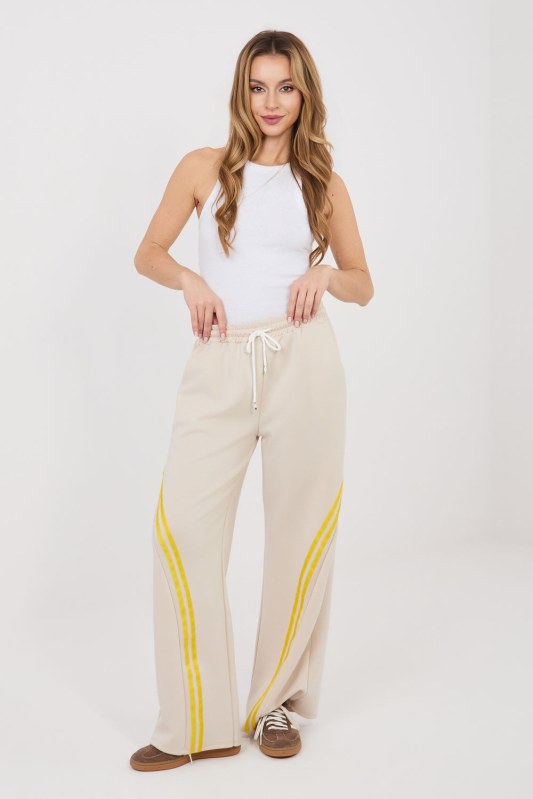 Teplákové kalhoty s&nbsp;vysokým pasem model 225414 Rue Paris