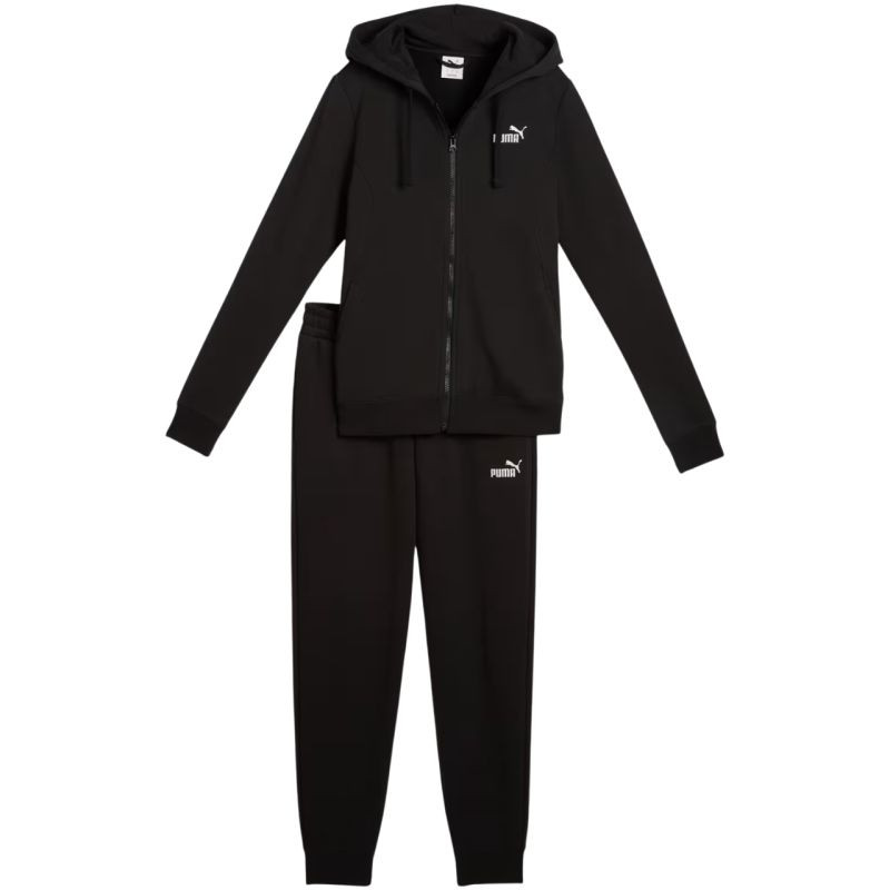 Dámská tepláková souprava Puma Hooded Sweat Suit Full-Zip, černá, 693993 01 - Dámské oblečení tepláky