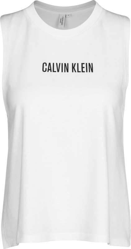 Dámský top KW0KW01009-YCD bílá - Calvin Klein - Dámské oblečení tílka a topy