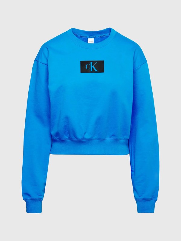 Dámský top QS6942E CC4 modrý - Calvin Klein - Dámské oblečení tílka a&nbsp;topy