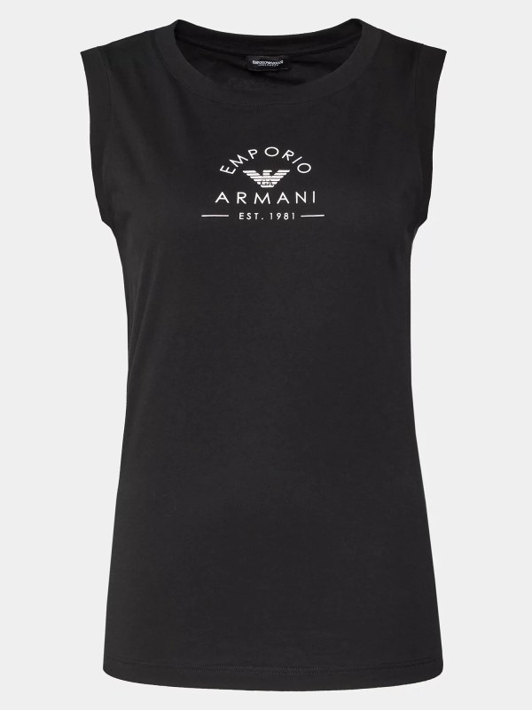 Dámské tílko 164797 4R227 00020 černé - Emporio Armani - Dámské oblečení tílka a&nbsp;topy
