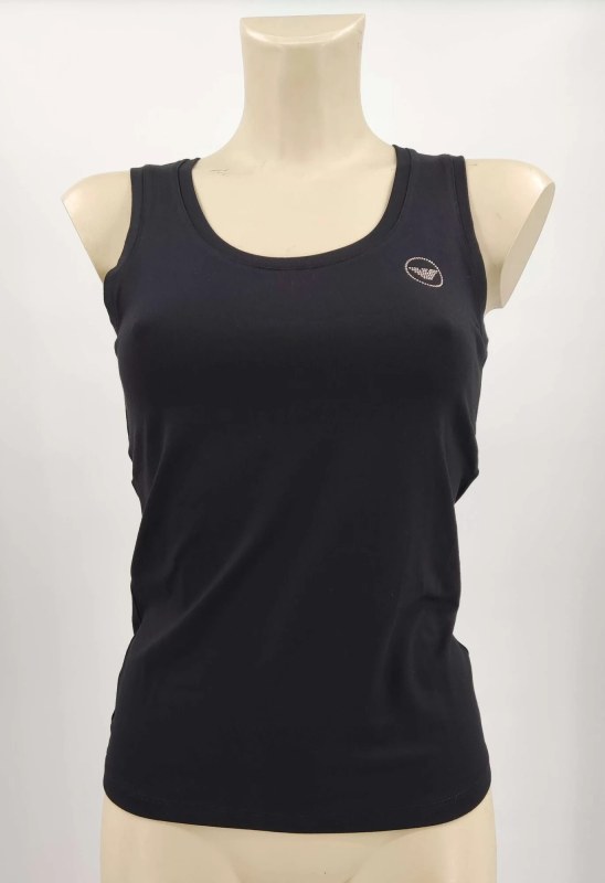Dámské tílko 163319 4R224 00020 černé - Emporio Armani - Dámské oblečení tílka a&nbsp;topy