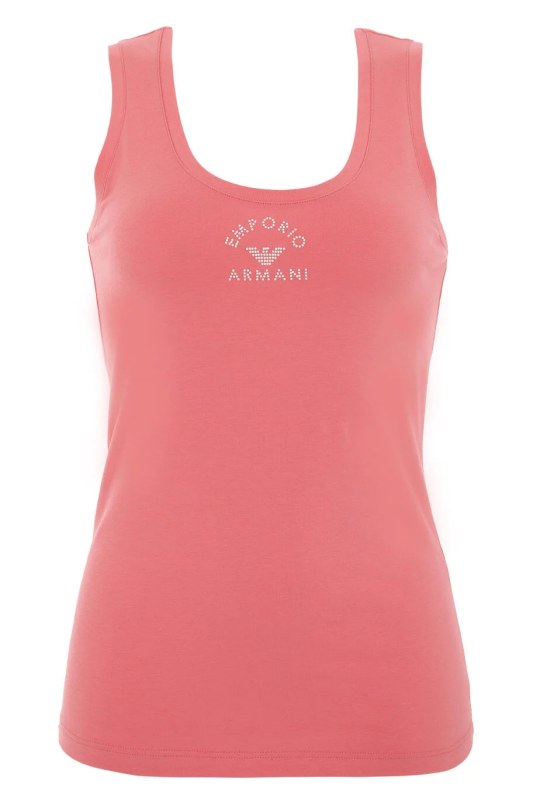 Dámské tílko 163319 4R223 05373 korálové - Emporio Armani - Dámské oblečení tílka a&nbsp;topy