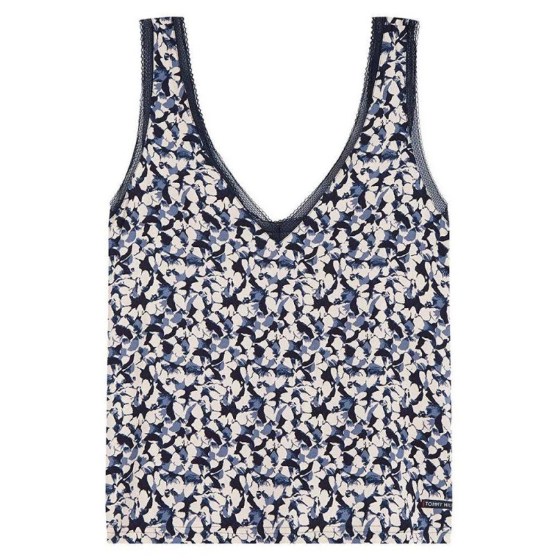 Cami Print Dámský top UW0UW01990-416 - Tommy Hilfiger - Dámské oblečení tílka a&nbsp;topy