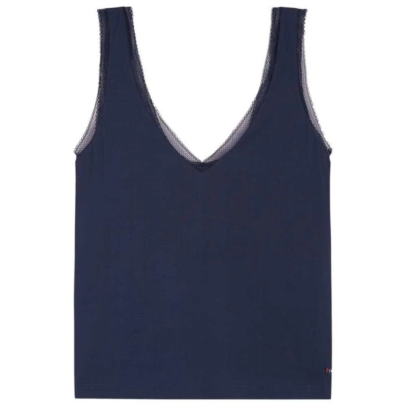 Woven Cami Dámský top UW0UW01948-416 - Tommy Hilfiger - Dámské oblečení tílka a&nbsp;topy