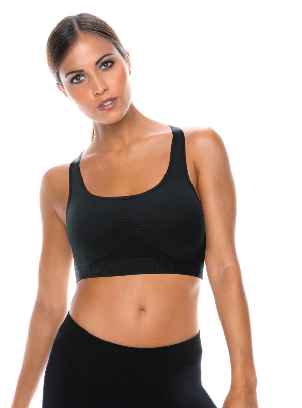 Sportovní dámský top active-fit Barva: Černá, Velikost: - tílka a topy