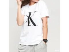 Dámské tričko QS6436E 7UM bílá - Calvin Klein