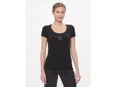 Dámské tričko 163377 4R223 00020 černé - Emporio Armani