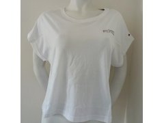 Dámské tričko UW0UW03632 YBR bílé - Tommy Hilfiger