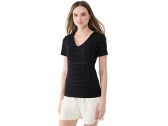 Dámské Slim fit tričko 4FWSS25TTSHF1990 20S Černá - 4F