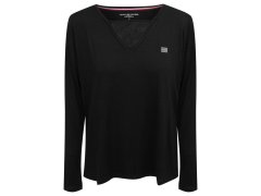 Dámské Tričko s dlouhým rukávem UW0UW01981-BEH - Tommy Hilfiger