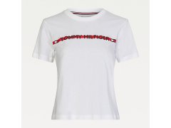 Dámské Tričko s krátkým rukávem UW0UW02551-YBR - Tommy Hilfiger