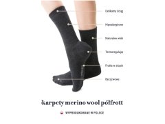 DÁMSKÉ POLOPONOŽKY Z MERINO VLNY 130