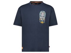 Geografické Norsko Jakado DB 254 M SY10074H/GN-Navy Tričko