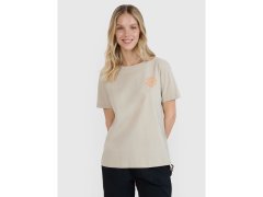 Dámské tričko oversize s potiskem 4F 4FWSS25TTSHF1994-83S