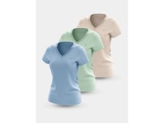 Dámské tričko (SADA 3 triček) 4F 4FWSS25TTSHF3098-90S