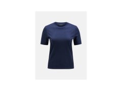 Tričko Peak Performance W Original Small Logo Tee námořnická modrá