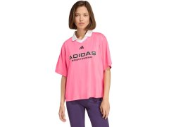 Dámské tričko Adidas Tiro Q4 v růžové barvě JN2747