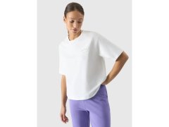 Dámské tričko oversize s potiskem 4F 4FRSS24TTSHF2089-11S