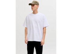 Tričko Jack&Jones JJEBARRON TEE SS O-NECK NOOS 12298906 WHITE