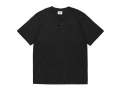 Tričko Prosto Jacquard Label KL261MTEE1042, černé, velikost L