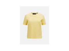 Tričko PEAK PERFORMANCE Original Small Logo Tee Women, žluté