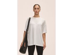 Dámské tričko Casall Oversized Cotton Blend Tee, bílé
