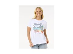 Tričko RIP CURL Crystal Standard Tee, bílé