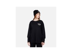 Unisexové tričko ROSSIGNOL SUPER LS TEE, černé