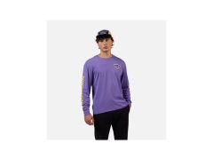 Unisexové tričko ROSSIGNOL SUPER LS TEE, fialové
