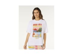 Dámské tričko RIP CURL Hayley O Heritage Tee, bílé