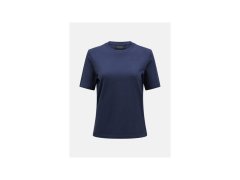 Tričko Peak Performance W Original Small Logo Tee, modré