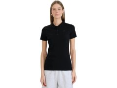 Dámské polo tričko 4F F0768, tmavě černé, 4FWMM00TPTSF0768, 20S