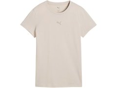 Dámské tričko Puma Ess Centered Cat Logo Tee, světle béžové, 692916 82