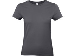 B&C #E190 /women Dámské tričko z těžké bavlny 01.004T dark grey